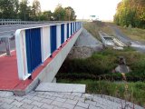 Most drogowy nad Rzeką Lublinicą - kierunek Poznań